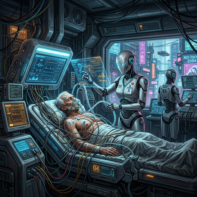 AI and Anti-Aging Concept